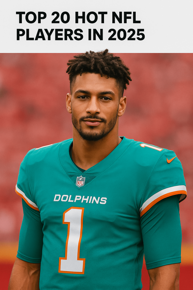 Top 20 Hot NFL Players in 2025: Brilliant Handsome, Stylish & Fan Favorites