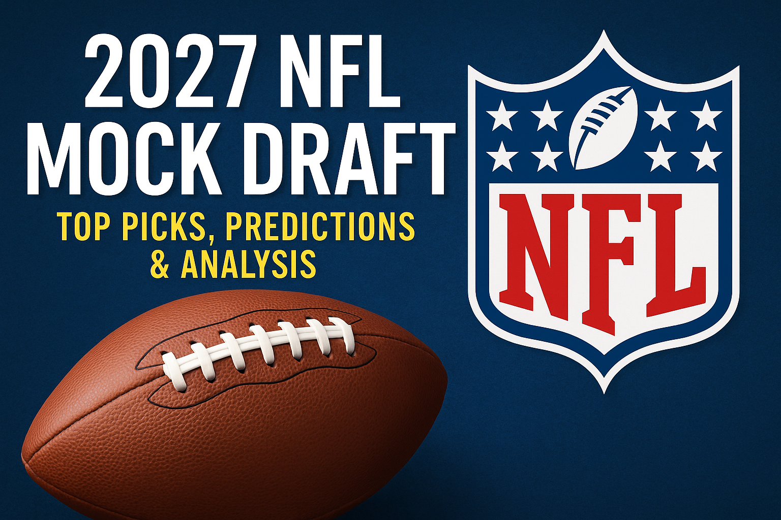 2027 NFL Mock Draft: Top Picks & Predictions