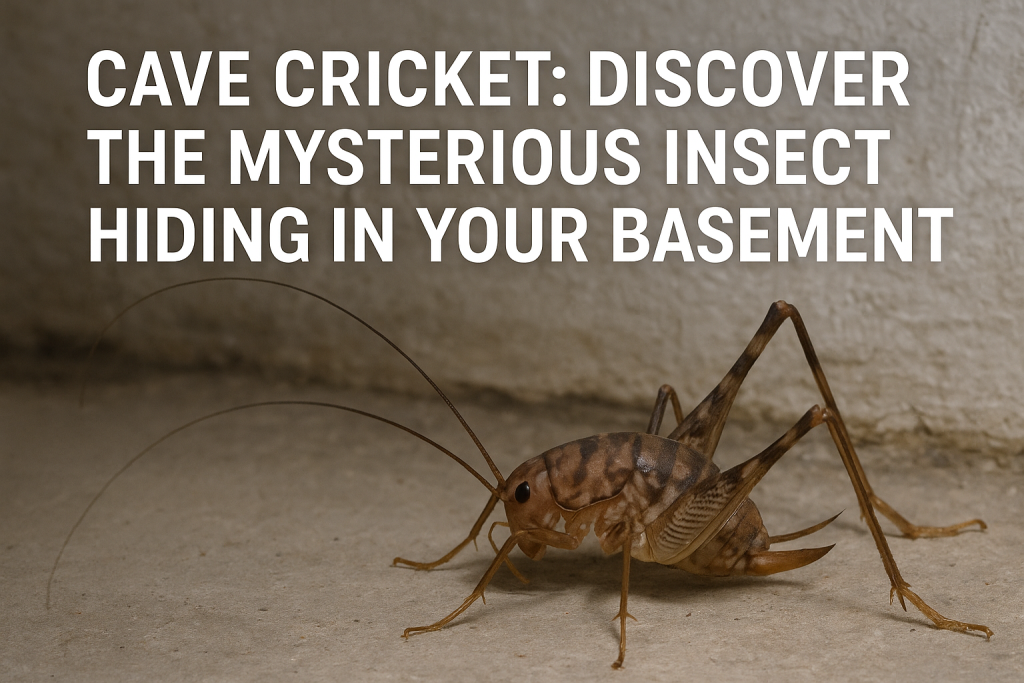Cave Cricket Mystery Basement Insect Revealed