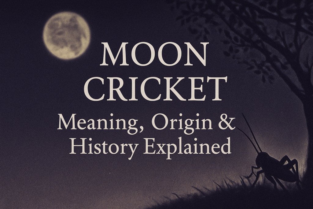 Moon Cricket
