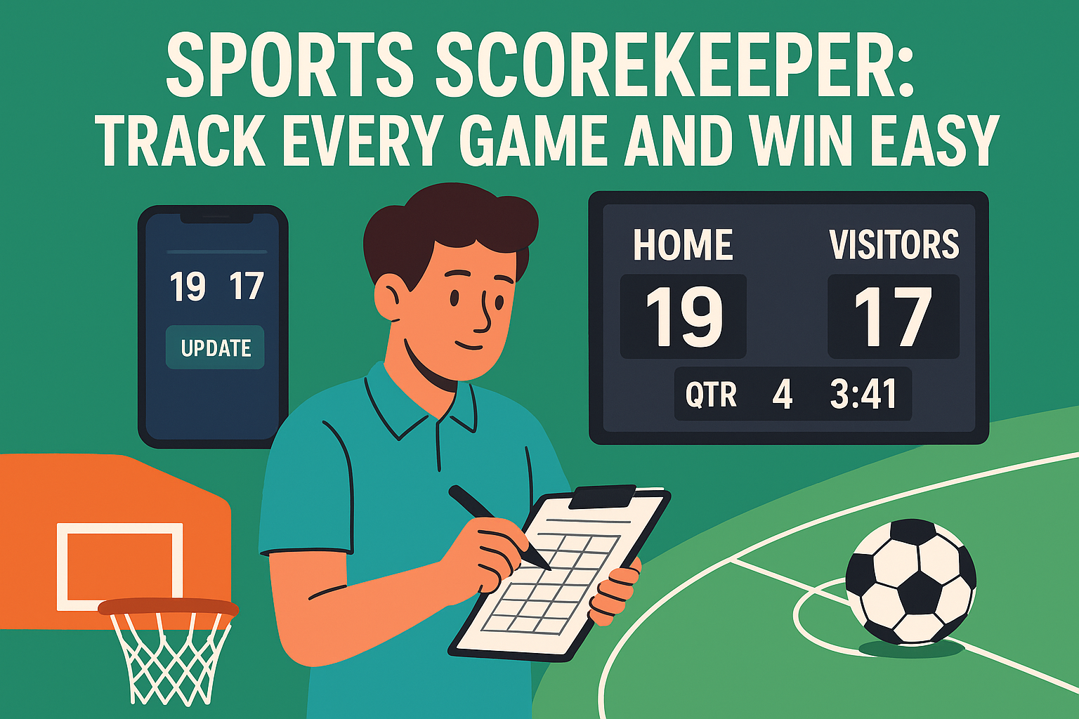 Sports Scorekeeper: Track Every Game and Win Easily