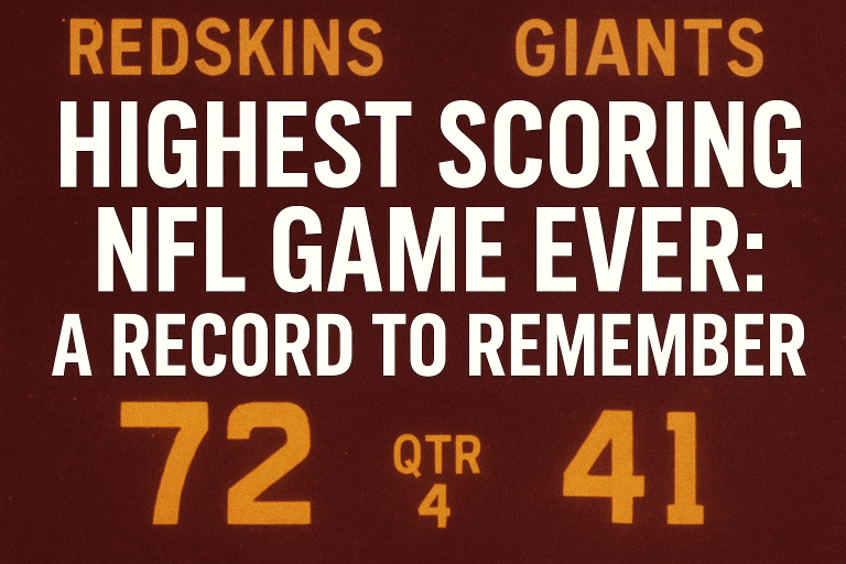 highest scoring NFL game
