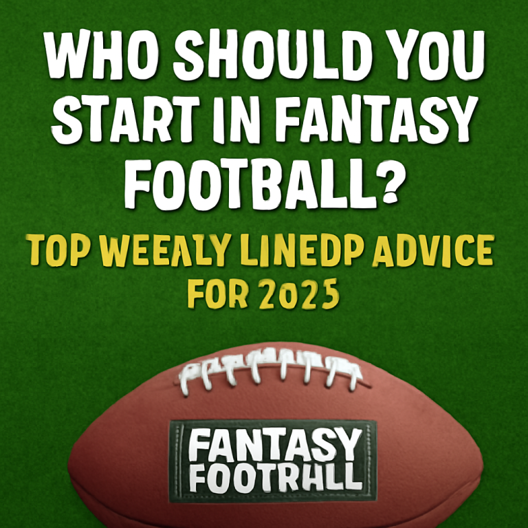 who to start fantasy football