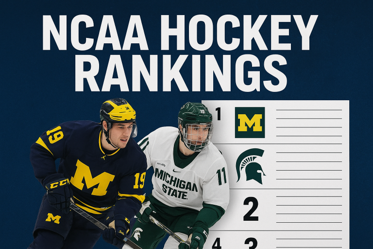 NCAA Hockey Rankings: 2025 Power List of Top Teams Today
