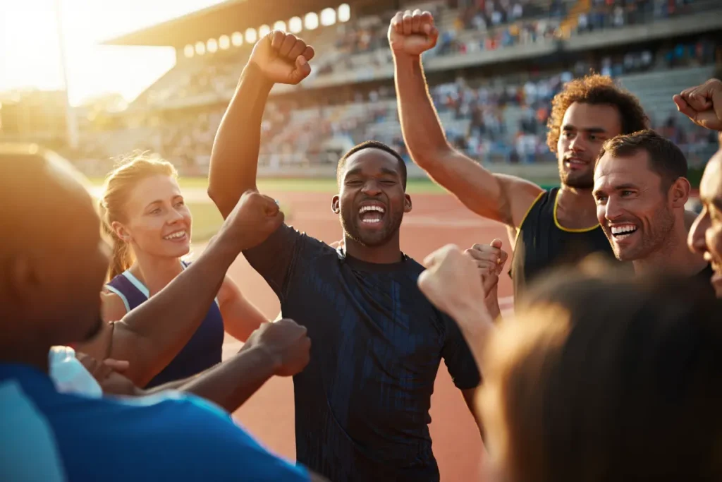 Global sports 2026 news update banner with athletes