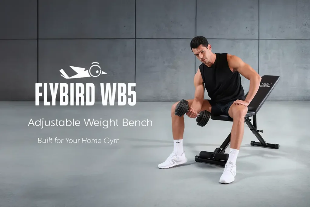 Best foldable adjustable weight bench for small home gym – FLYBIRD WB5 review